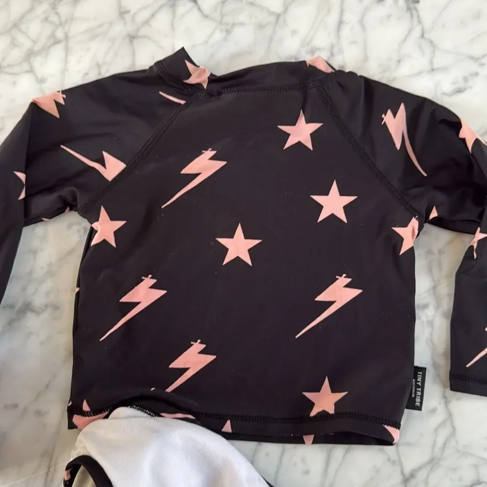Tiny Tribe | Lightning Two-Piece Swimsuit Sz 12Month
